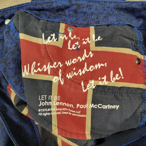 Liverpool x Paul McCartney/John Lennon Jeans Stretch Sapphire Black Lace Print 4 - Picture 10 of 10